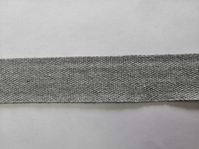 Pure gray cloth belt